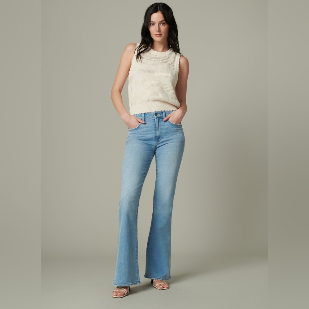 Joe’s Jeans The Molly High Rise Flare  Size 24 NWT Light wash Denim Y2K boho